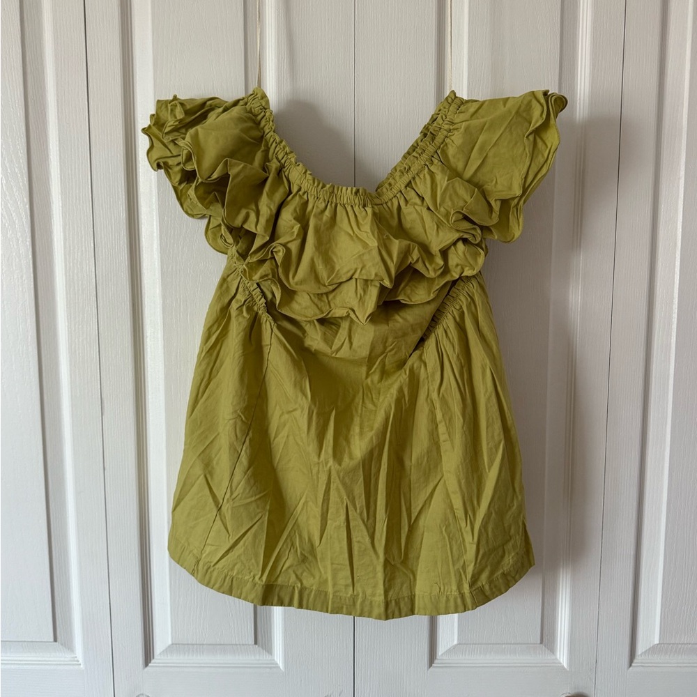 Free People Strapless Olive Dress